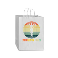 Retro Emergency Room Nurse Er Nursing Mart Paper Bag -13 X 7 X 17 | Artistshot