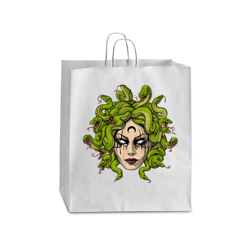 Medusa Greek Goddess Snakes Ancient Greece Mythology Gothic Queen Paper Bag - 16 X 6 X 19 1/4 | Artistshot