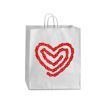 Fancy Bicycle Chain Biking Biker Heart Cycling Tank Top Queen Paper Bag - 16 X 6 X 19 1/4 | Artistshot