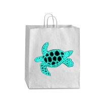 Neon Sea Turtle Queen Paper Bag - 16 X 6 X 19 1/4 | Artistshot