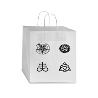 Phasmophobia Ghost Writing Symbols Pack Star Paper Bag - 13 X 7 X 13 | Artistshot