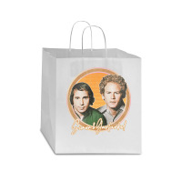 Simon Amp Garfunkel Retro Style Fan Design Star Paper Bag - 13 X 7 X 13 | Artistshot