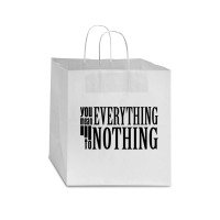 Orchestra  Everything To Nothing Star Paper Bag - 13 X 7 X 13 | Artistshot