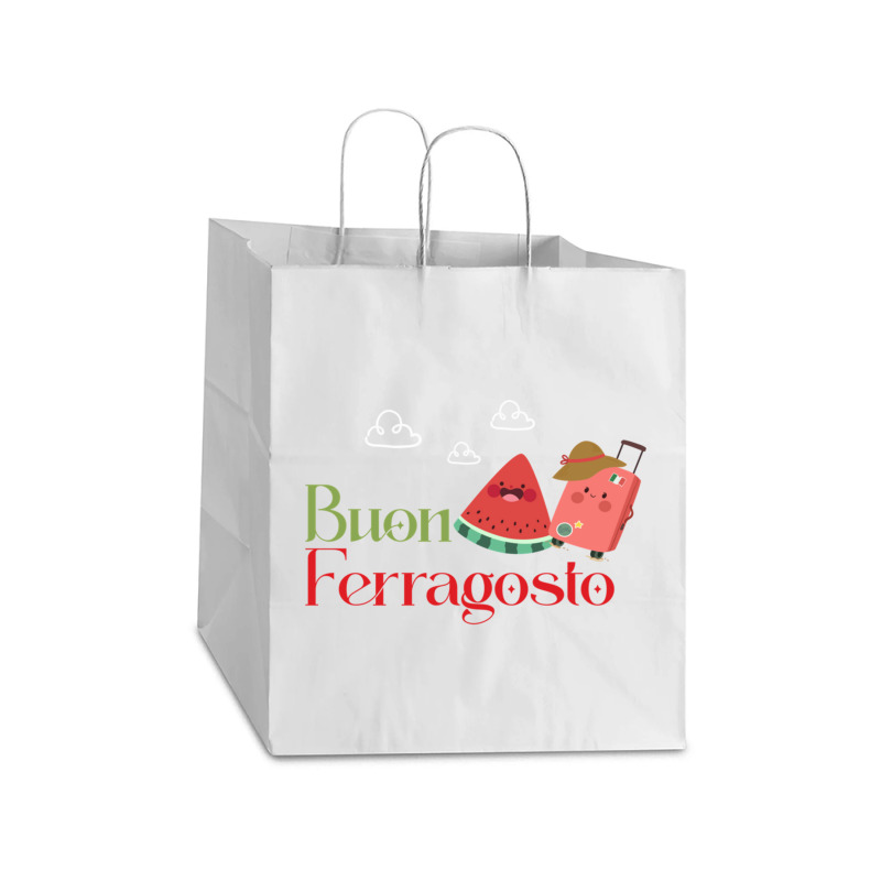 Ferragosto Take Out Paper Bag - 14 X 10 X 15 1/2 | Artistshot