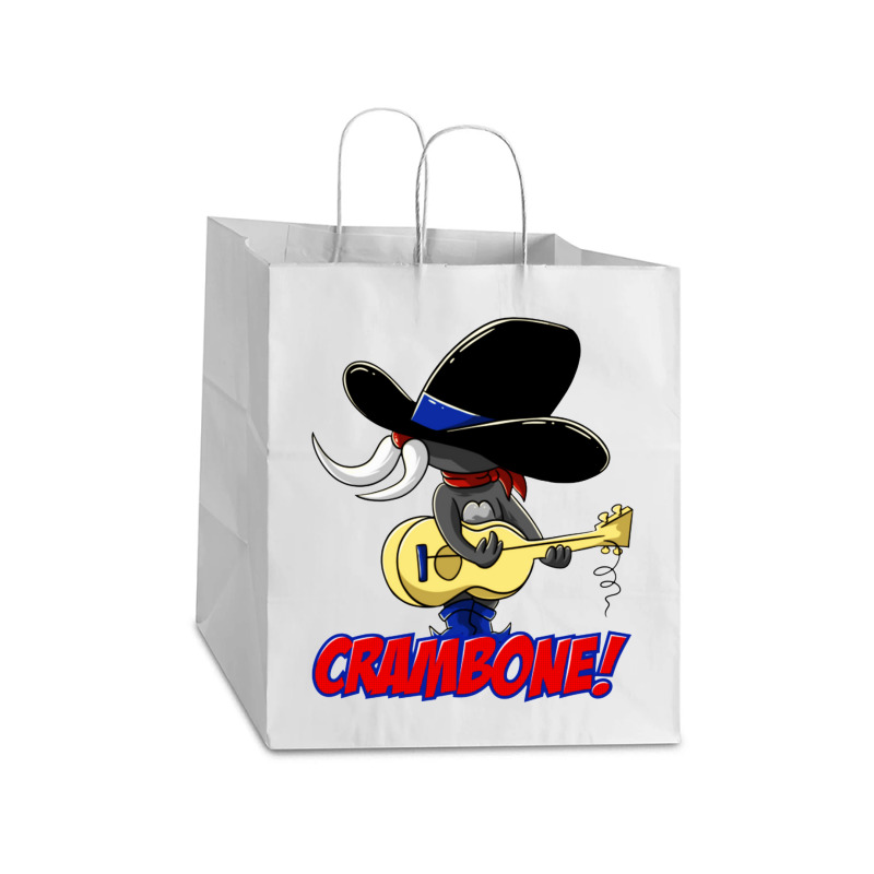 Uncle Pecos Crambone Take Out Paper Bag - 14 X 10 X 15 1/2 | Artistshot