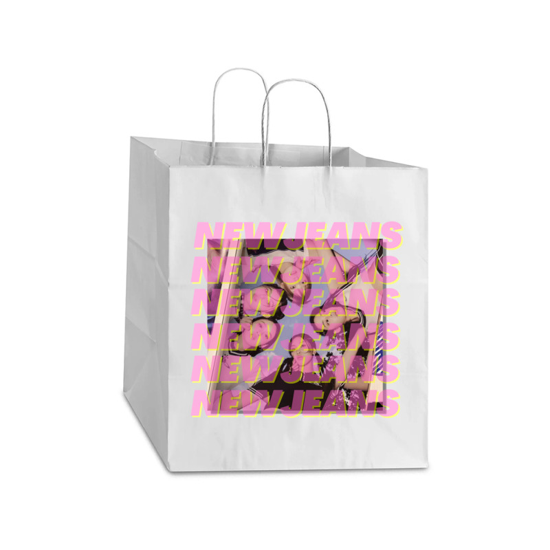 Newjeans Aesthetic Design! Take Out Paper Bag - 14 X 10 X 15 1/2 | Artistshot