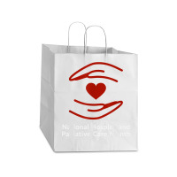 National Hospice And Palliative Care Month T Shirt Take Out Paper Bag - 14 X 10 X 15 1/2 | Artistshot