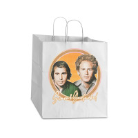 Simon Amp Garfunkel Retro Style Fan Design Take Out Paper Bag - 14 X 10 X 15 1/2 | Artistshot