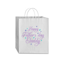 Happy Father's Day Daddy Papa Father's Day Tank Top Traveler Paper Bag -13 X 6 X 15 3/4 | Artistshot