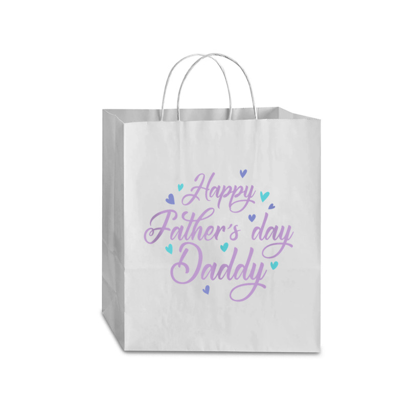 Happy Father's Day Daddy Papa Father's Day Tank Top Traveler Paper Bag -13 X 6 X 15 3/4 | Artistshot