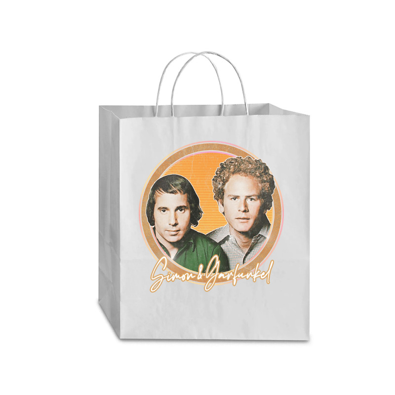 Simon Amp Garfunkel Retro Style Fan Design Traveler Paper Bag -13 X 6 X 15 3/4 | Artistshot