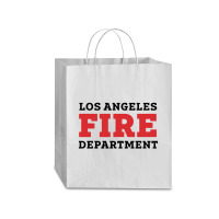 Lafd Los Angeles Fire Department Traveler Paper Bag -13 X 6 X 15 3/4 | Artistshot