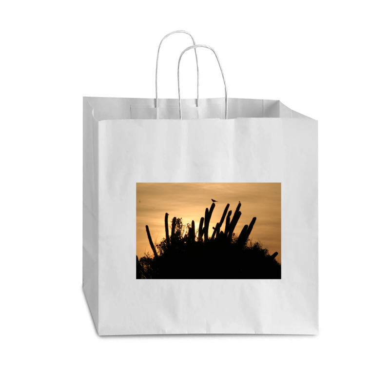 Cactus Sunrise Vogue Paper Bag - 16 X 6 X 12 | Artistshot