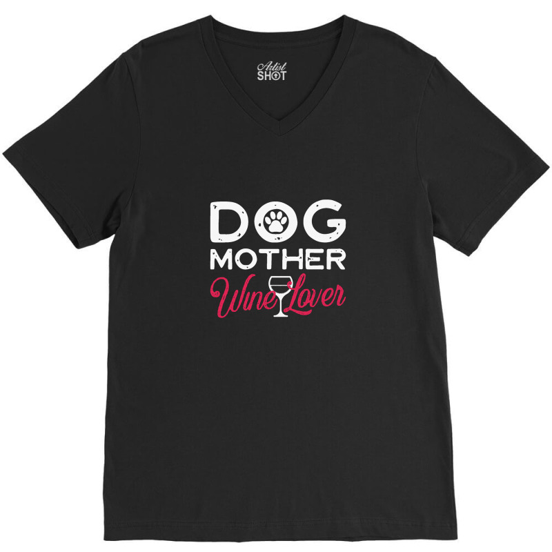 Dog V-Neck Tee by Disgus_Thing | Artistshot