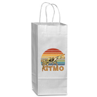 Retro Gtmo Landkrabbe  Nas Guantanamo Bay Cuba Wine Paper Bag - 5 1/2 X 3 1/4 X 13 | Artistshot