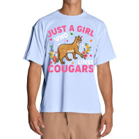 Cougar Animal Lover Just A Girl Who Loves Cougars T Shirt Urban Heavy T-shirt | Artistshot