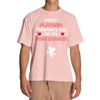 Happy Platonic Valentine's Day To My Work Husband Funny T Shirt Urban Heavy T-shirt | Artistshot