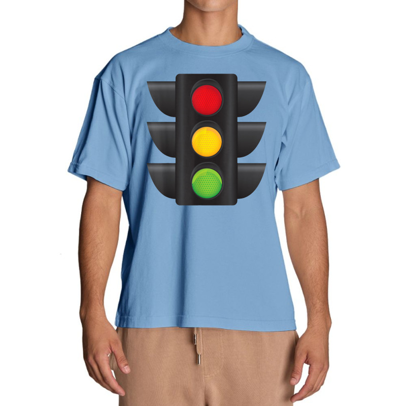 Traffic Light Halloween Costume Stop Go Green Yellow Red Urban Heavy T-shirt | Artistshot