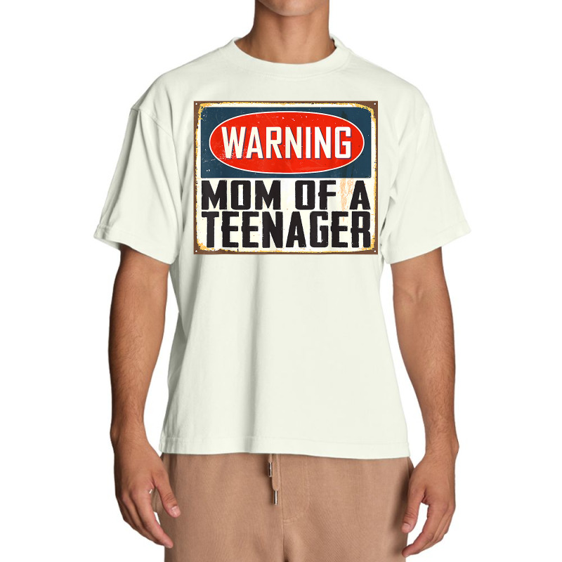 Mom Of A Teenager 13th Birthday Matching Official Teenager T Shirt Urban Heavy T-shirt | Artistshot