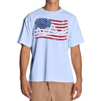 Roller Coaster American Flag Vintage T Shirt Urban Heavy T-shirt | Artistshot