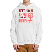 Womens Keep Your Laws Off My Body Tank Top Urban Pullover Hoodie | Artistshot