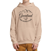 Greenland The Frozen State T Shirt Urban Pullover Hoodie | Artistshot