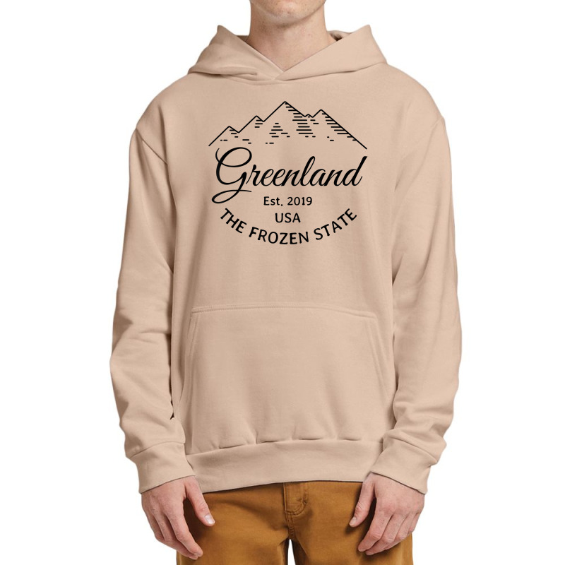 Greenland The Frozen State T Shirt Urban Pullover Hoodie | Artistshot