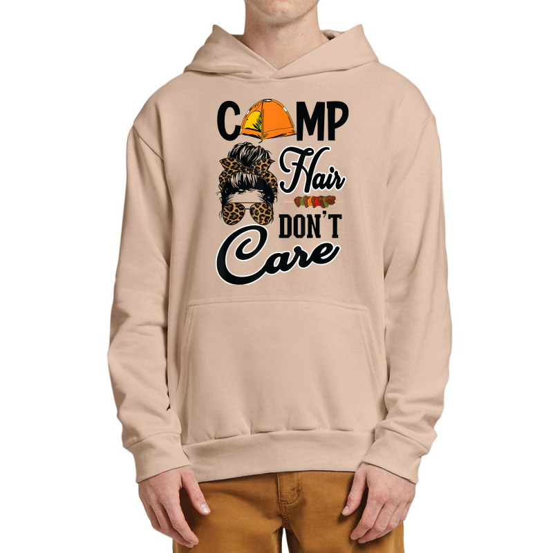 Ladies Camp Hair Don't Care Funny Outdoors Women Teen Girls T Shirt Urban Pullover Hoodie | Artistshot