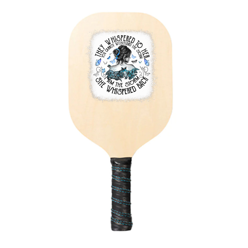 Diabetes Diabetic Bleached I Am The Storm Diabetes T1d Type Awareness Pickleball Paddle by circularflap | Artistshot