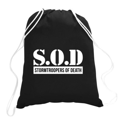 S.o.d - Stormtroopers Of Death Drawstring Bags Designed By Ampun Dj