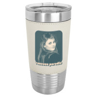 Vanessa Paradis Retro Style 80s Francophile Design Leatherette Tumbler | Artistshot