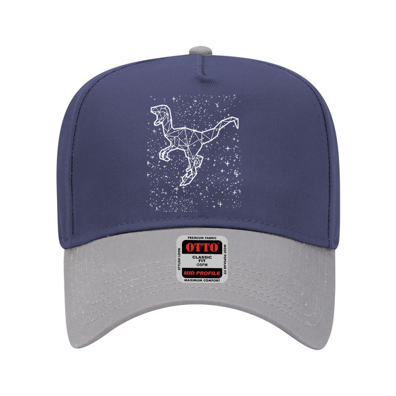 Velociraptor T  Shirt Velociraptor Dinosaur Zodiac Symbol Astrological Adjustable Baseball Cap by oritchie954 | Artistshot