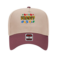 Mom Brick Builder Funny Blocks Master Builder T Shirt Adjustable Baseball Cap | Artistshot