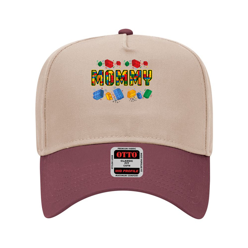 Mom Brick Builder Funny Blocks Master Builder T Shirt Adjustable Baseball Cap by keishawnredner | Artistshot