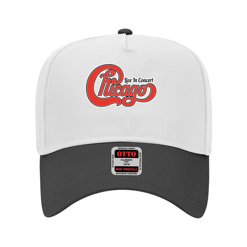 Chicago Live In Concert Adjustable Baseball Cap by matthewquayle890101 | Artistshot