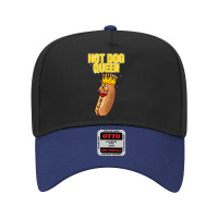 Funny Hot Dog For Women Girls Grilled Wiener Sausage Buns T Shirt Adjustable Baseball Cap | Artistshot