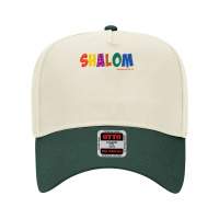 Colorful Shalom T Shirt Adjustable Baseball Cap | Artistshot