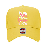 Easter Ears T  Shirt Be My Vegan Easter Ears Vegan Apparel Matching Fa Adjustable Baseball Cap | Artistshot