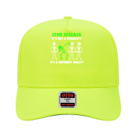 Lyme Disease Awareness T  Shirt Lyme Disease Awareness It's Not A Disa Adjustable Baseball Cap | Artistshot