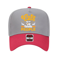 Cat Lover Gifts T  Shirt Cats Are My Favorite People T  Shirt Adjustable Baseball Cap | Artistshot