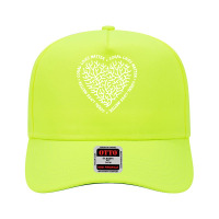 Coral Love Heart Adjustable Baseball Cap | Artistshot