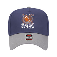 Football Its Game Day Yall Funny Quotes 402 Football Adjustable Baseball Cap | Artistshot