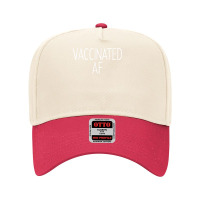 Vaccinated Af  Pro Vaccine Vaccination Science Health Gift T Shirt Adjustable Baseball Cap | Artistshot