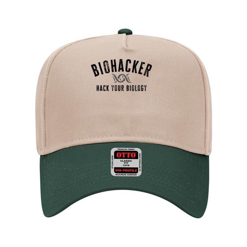 Biohacker Biohacking Your Biology Dna T Shirt Adjustable Baseball Cap | Artistshot