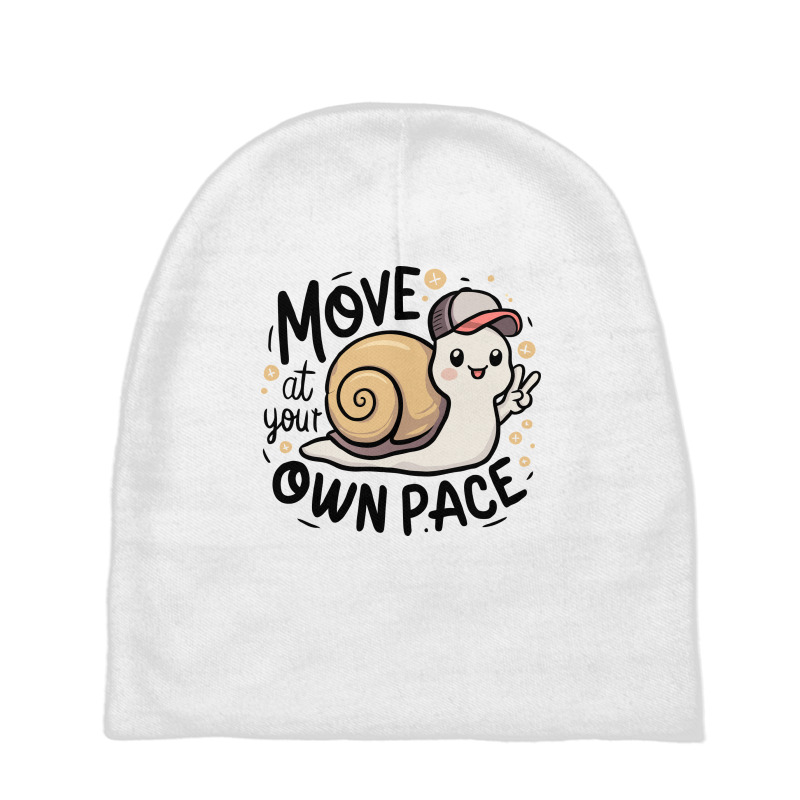 Move At Your Pace Baby Beanies by edsonart | Artistshot