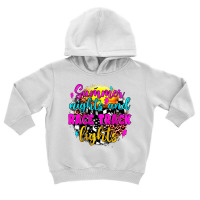 Summer Nights And Race Track Lights Toddler Hoodie | Artistshot