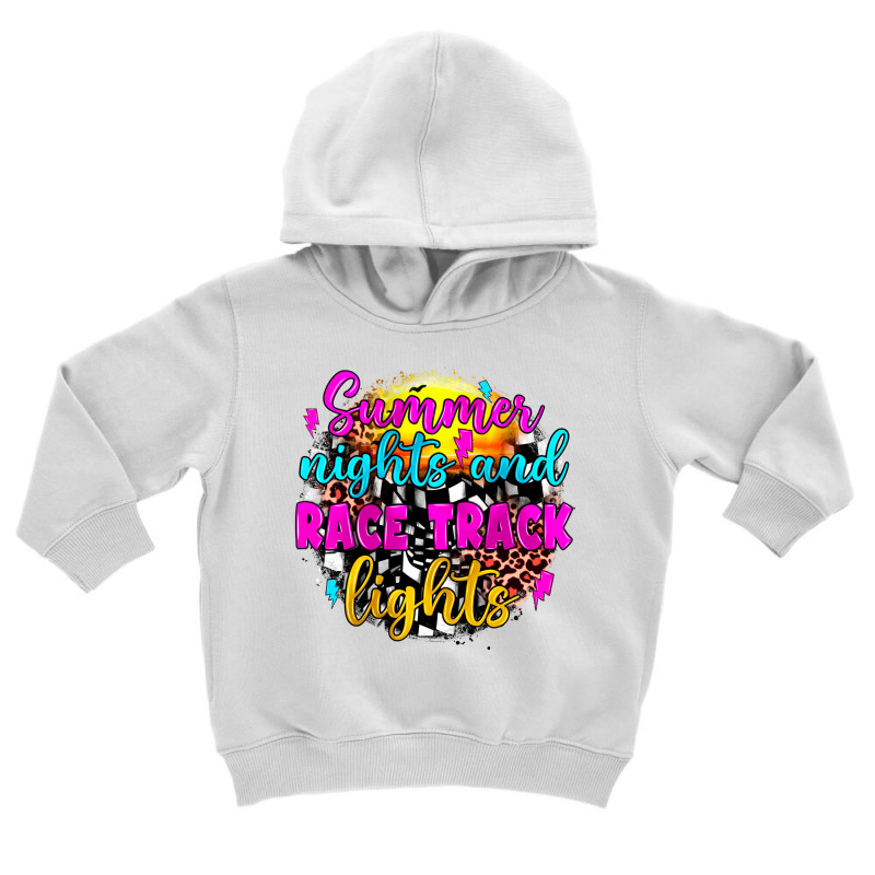 Summer Nights And Race Track Lights Toddler Hoodie by JahusDesignShop | Artistshot