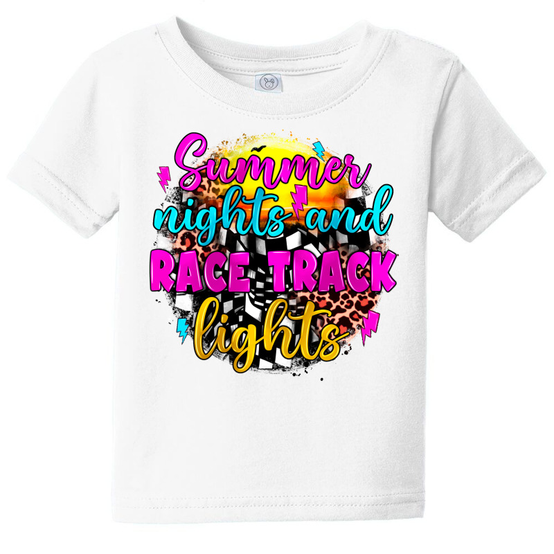 Summer Nights And Race Track Lights Baby Tee by JahusDesignShop | Artistshot