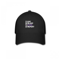 Eat Sleep Game Repeat Mmo Rpg Leetcode Leet Gift Baseball Cap | Artistshot