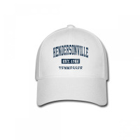 Hendersonville Tennessee Tn Vintage Athletic Sports Design Baseball Cap | Artistshot